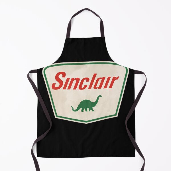 Aperçu de l'œuvre Panneau de station-service avec dinosaure vert créée et vendue par t-shirt studio.
