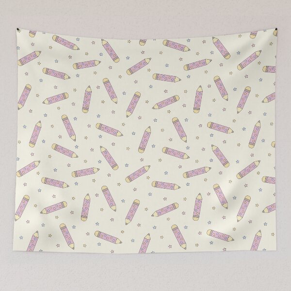 Item preview, School Pencils Pattern designed and sold by Julza Art.