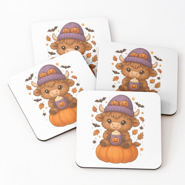 Item preview, Cute halloween Highland Cow  designed and sold by Sixtinebzh.