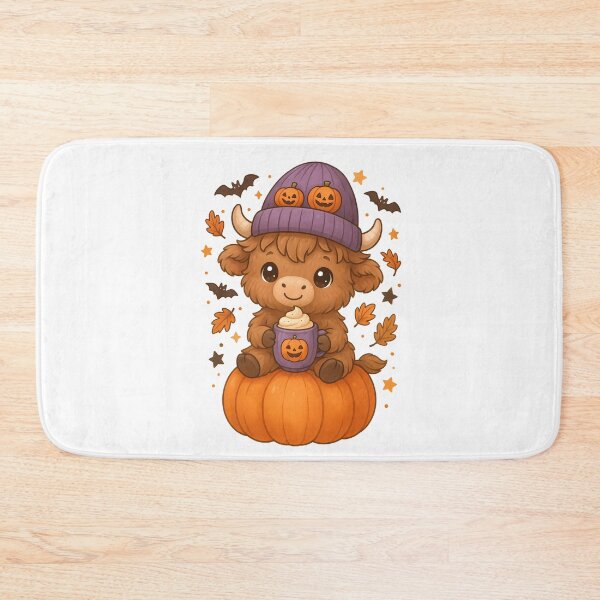 Item preview, Cute halloween Highland Cow  designed and sold by Sixtinebzh.