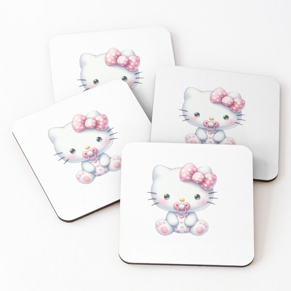 Item preview, Hello Kitty Baby Shower Watercolor Pink Aesthetic Floral designed and sold by rfd2.