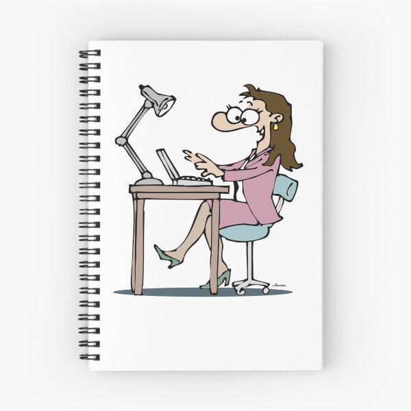 Item preview, Female Desk Worker designed and sold by DoubleCap Design.