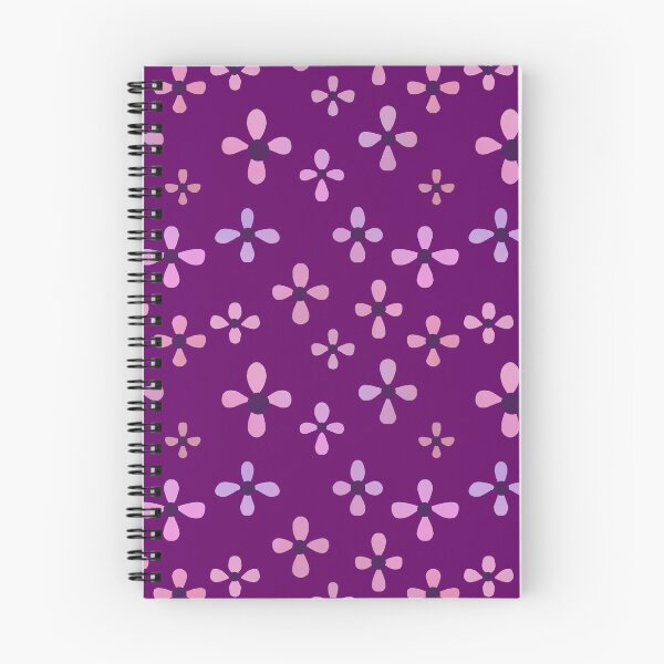 Item preview, Pastel Flowerets on Plum designed and sold by JaygiesDesign.