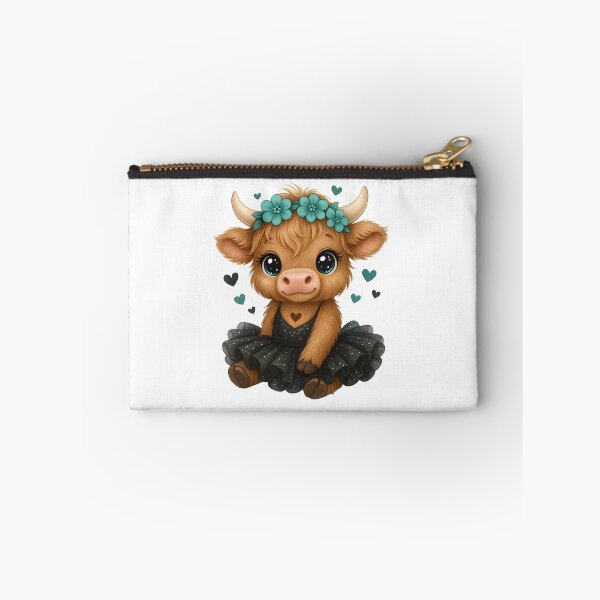 Item preview, Cute Highland Cow Ballerina  designed and sold by Sixtinebzh.