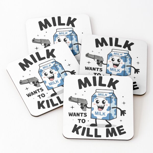 Item preview, Milk wants to kill me - Dairy allergy designed and sold by BobaTeeStore.