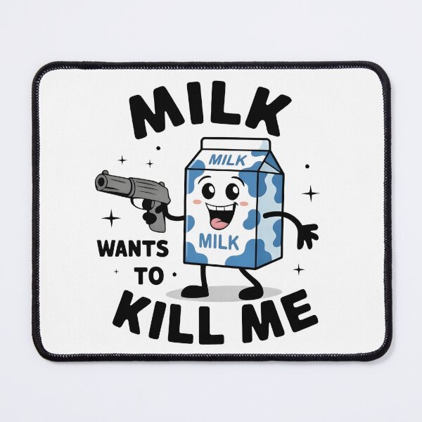 Item preview, Milk wants to kill me - Dairy allergy designed and sold by BobaTeeStore.