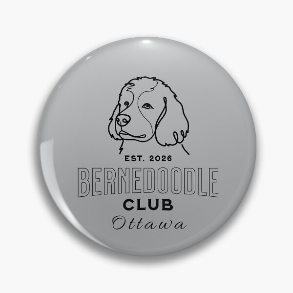 Item preview, bernedoodle club - bernedoodle mom - bernedoodle dad - retro dog shirt - vintage varsity dog designed and sold by JansenGS.