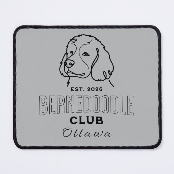Item preview, bernedoodle club - bernedoodle mom - bernedoodle dad - retro dog shirt - vintage varsity dog designed and sold by JansenGS.