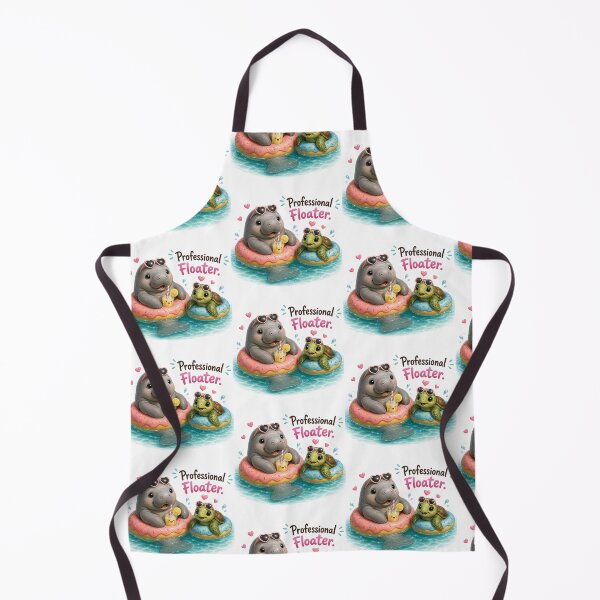 Item preview, Relaxing ocean friends floating on colorful donuts in summer designed and sold by QuirkNest Studio .