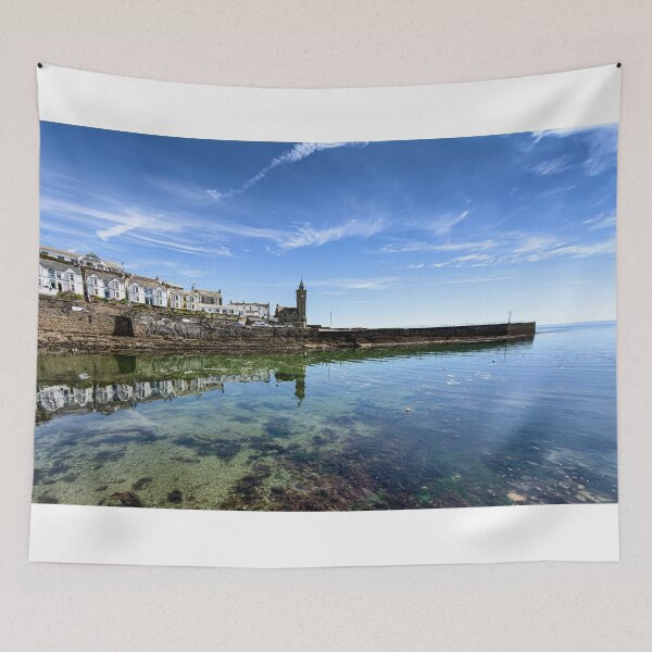 Item preview, Porthleven Harbour reflections designed and sold by kathleenjean.