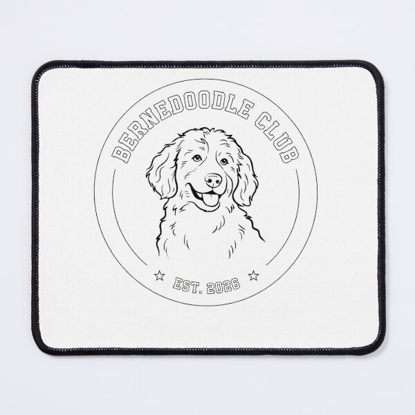 Item preview, bernedoodle club - bernedoodle mom - bernedoodle dad - retro dog shirt - vintage varsity dog designed and sold by JansenGS.