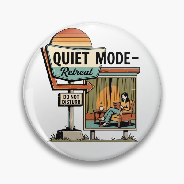 Item preview, Quiet Mode Retreat Do Not Disturb – Vintage Introvert Design designed and sold by urbinet.