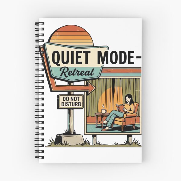 Item preview, Quiet Mode Retreat Do Not Disturb – Vintage Introvert Design designed and sold by urbinet.