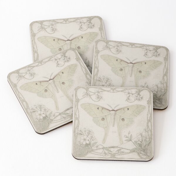 Item preview, Vintage Luna Moth Specimen Study designed and sold by PictorialWhimsy.