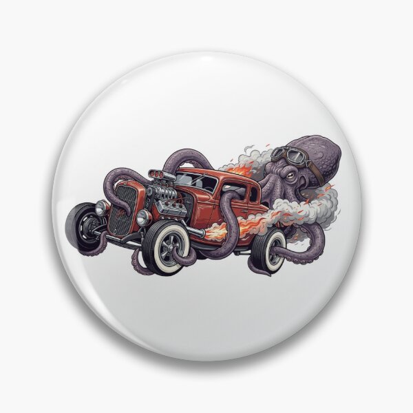 Item preview, Hot Rod Kraken designed and sold by RoyAnt90.