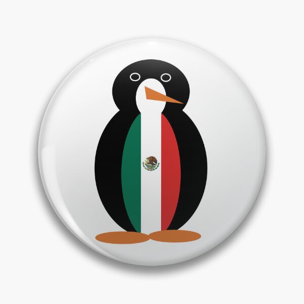 Item preview, Mexican Flag Penguin designed and sold by AuntieShoe.