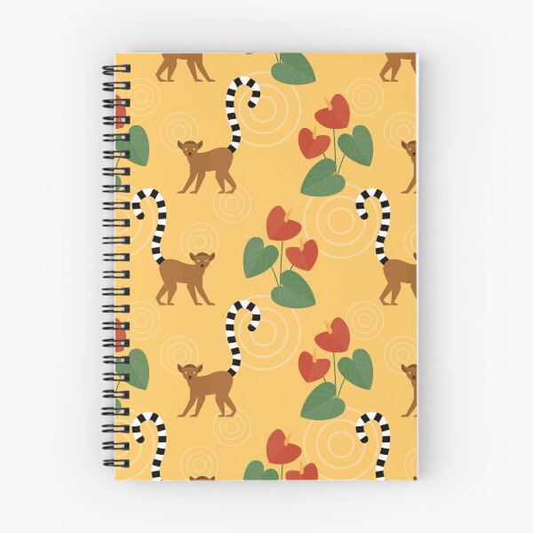 Item preview, Ringtailed lemurs on yellow designed and sold by reneesillus.