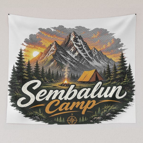 Aperçu de l'œuvre Camp de montagne Sembalun créée et vendue par minordesignrev.