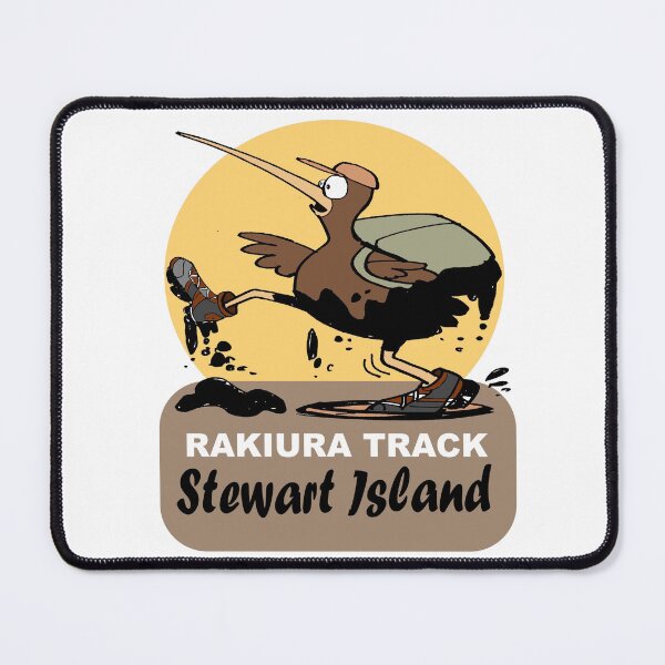 Item preview, Muddy Kiwi Bird Hiking Rakiura Track designed and sold by Al Benge.