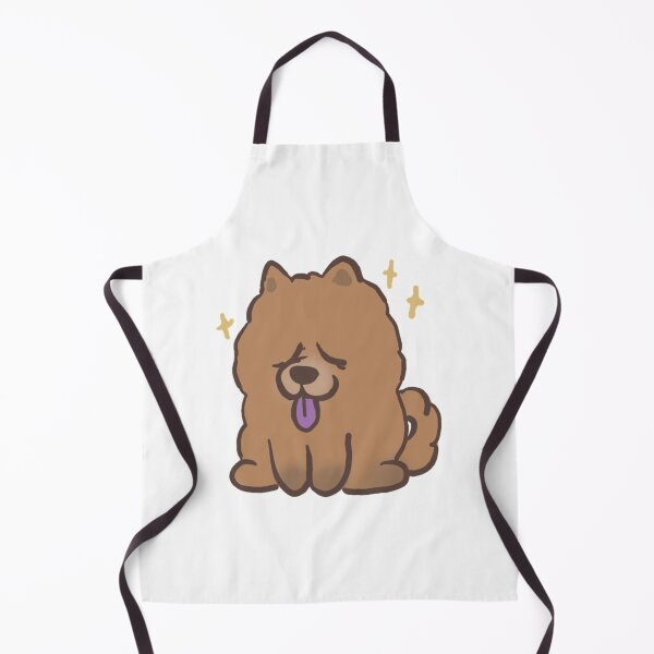 Item preview, Cute Fluffy Chow Chow Dog Sparkling Chibi Illustration designed and sold by KiblyTees.