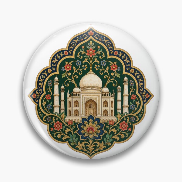 Item preview, Mughal Dynasty Floral Ornament Art designed and sold by Myra365Art.