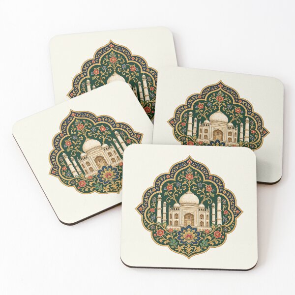 Item preview, Mughal Dynasty Floral Ornament Art designed and sold by Myra365Art.