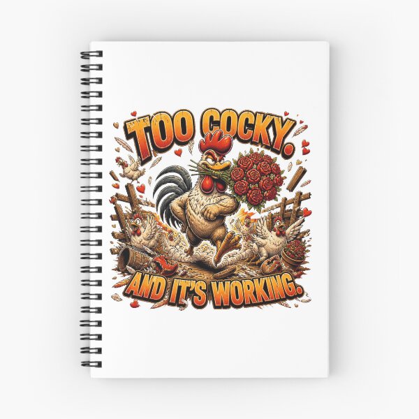 Item preview, Too Cocky Funny Rooster Double Meaning T-Shirt designed and sold by Cavalier-org.
