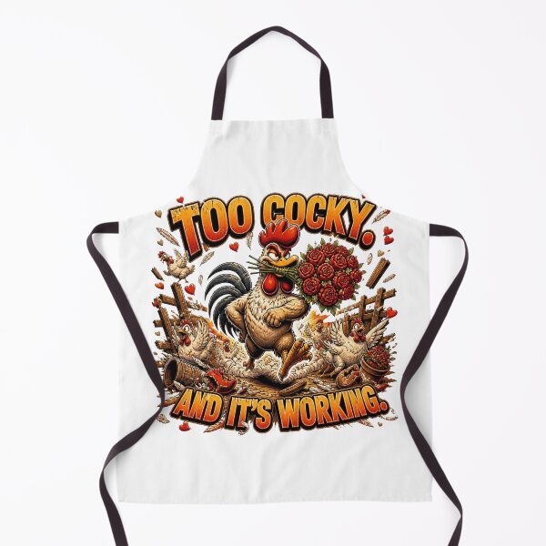 Item preview, Too Cocky Funny Rooster Double Meaning T-Shirt designed and sold by Cavalier-org.