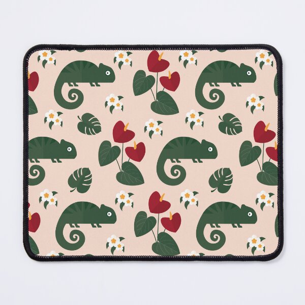 Item preview, Chameleons on pink designed and sold by reneesillus.