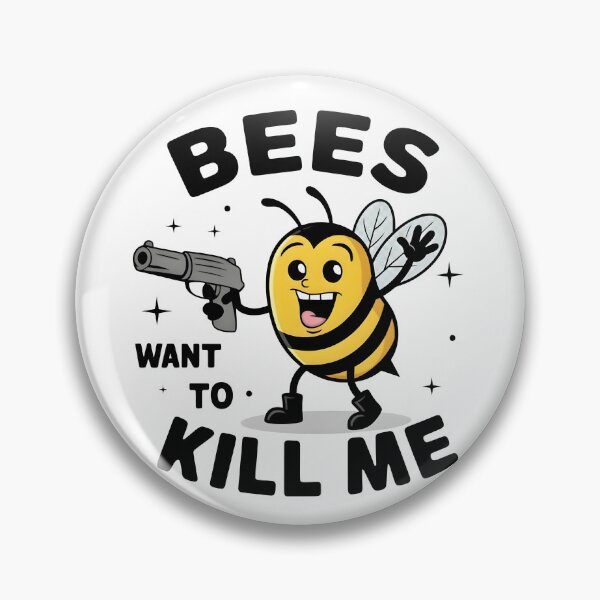 Item preview, Bees want to kill me - Bee allergy designed and sold by BobaTeeStore.