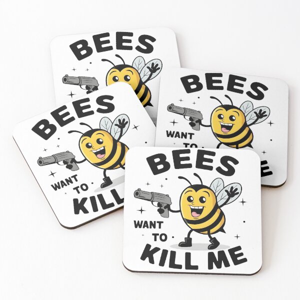 Item preview, Bees want to kill me - Bee allergy designed and sold by BobaTeeStore.