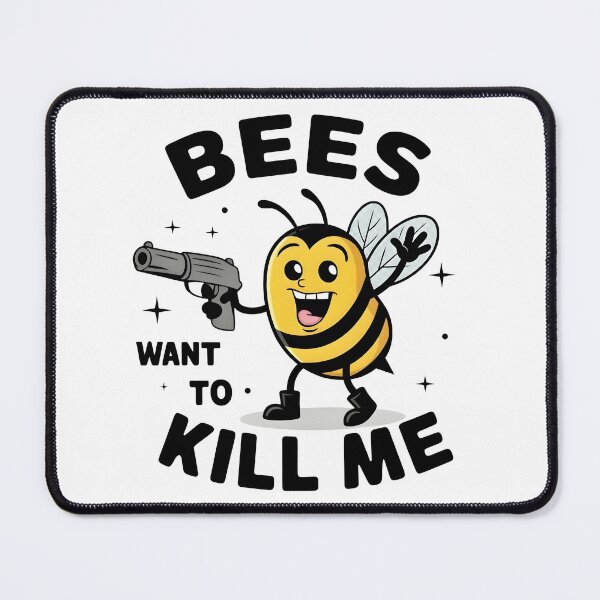 Item preview, Bees want to kill me - Bee allergy designed and sold by BobaTeeStore.