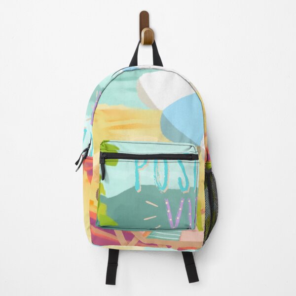 Item preview, Positive Vibes Beach Illustration | Cute Summer Vacation Art for T-Shirts, Stickers & Phone Cases designed and sold by Rohinirohi029.