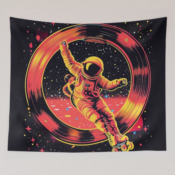Item preview, Cosmic Groove Skate designed and sold by ONYX Pixee.