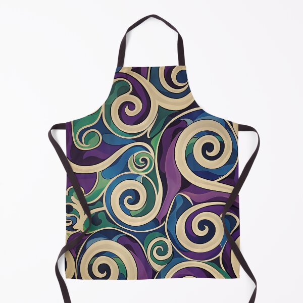 Item preview, New Zealand Māori Paua Pattern Koru Design 924 designed and sold by GrinGalore.