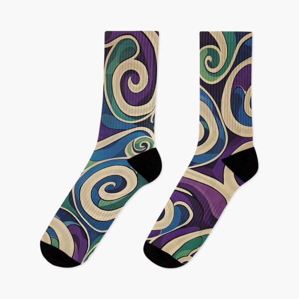 Item preview, New Zealand Māori Paua Pattern Koru Design 924 designed and sold by GrinGalore.