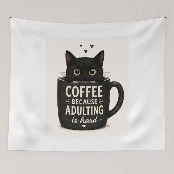 Item preview, Funny Cat Lover Coffee Design designed and sold by GrzywaM.