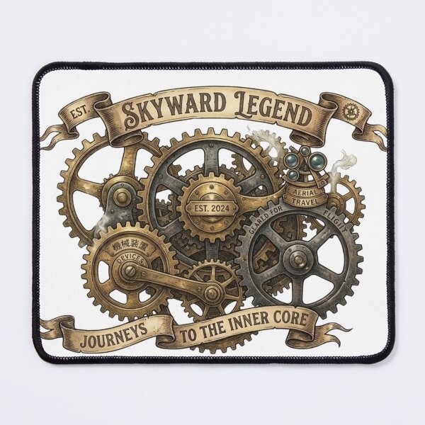 Item preview, Skyward Legend Steampunk Gears designed and sold by AllVibesShop.