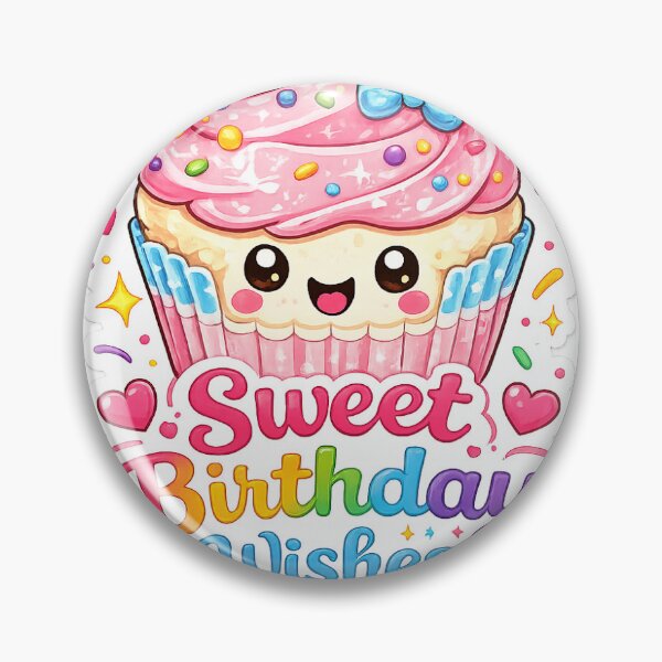 Item preview, Happy Cupcake Sticker designed and sold by Raj Studio.