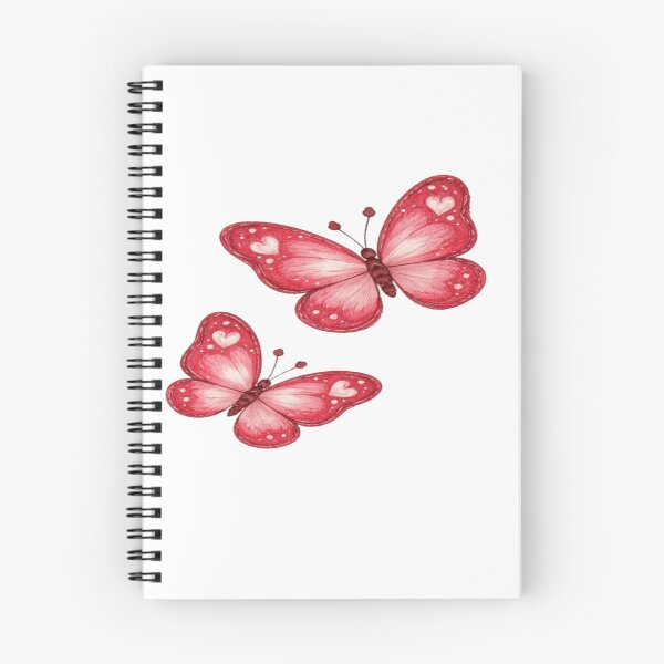 Item preview, Red Heart Butterflies Romantic Aesthetic Art designed and sold by WantStyleyou.