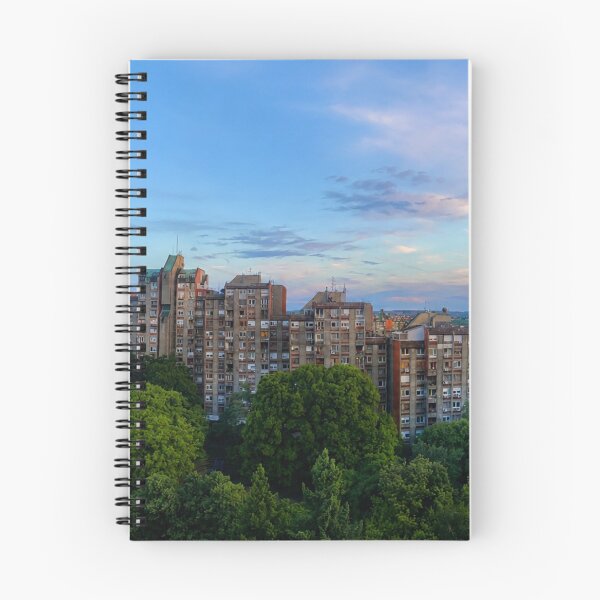 Item preview, Neighbourhood Skyline at Sunset designed and sold by ArrogantRooster.