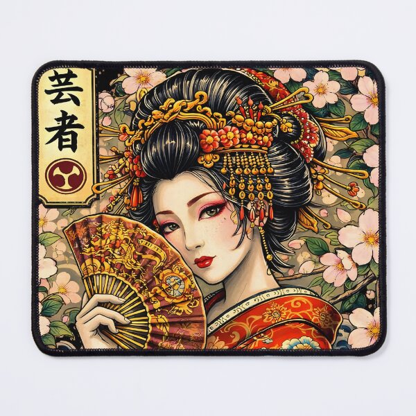 Item preview, Japanese Tattoo Geisha Art designed and sold by Neo Tokio.