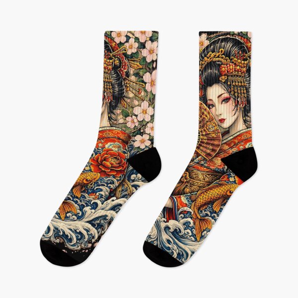Item preview, Japanese Tattoo Geisha Art designed and sold by Neo Tokio.