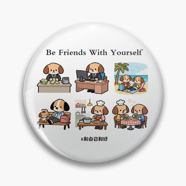 Item preview, Be Friends with Yourself designed and sold by FYQDesign.