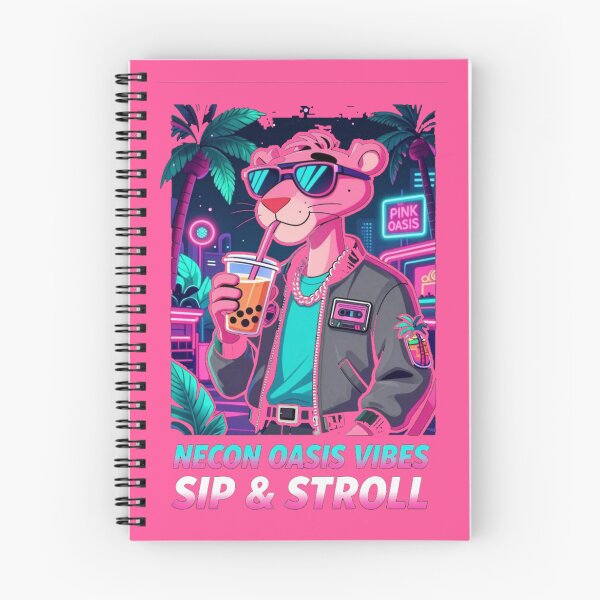 Item preview, Cool Pink Panther Neon Oasis City designed and sold by BLUESKY11a.