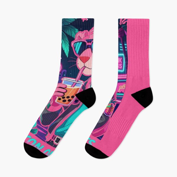 Item preview, Cool Pink Panther Neon Oasis City designed and sold by BLUESKY11a.