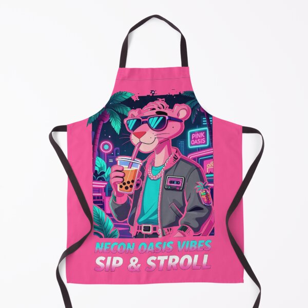 Item preview, Cool Pink Panther Neon Oasis City designed and sold by BLUESKY11a.