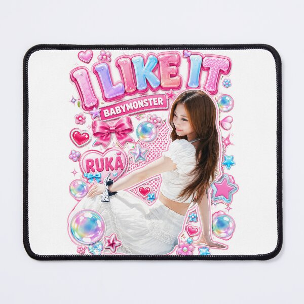 Item preview, Ruka BABYMONSTER I Like It Playful Y2K Kpop Fan Art designed and sold by Valereekmerch.