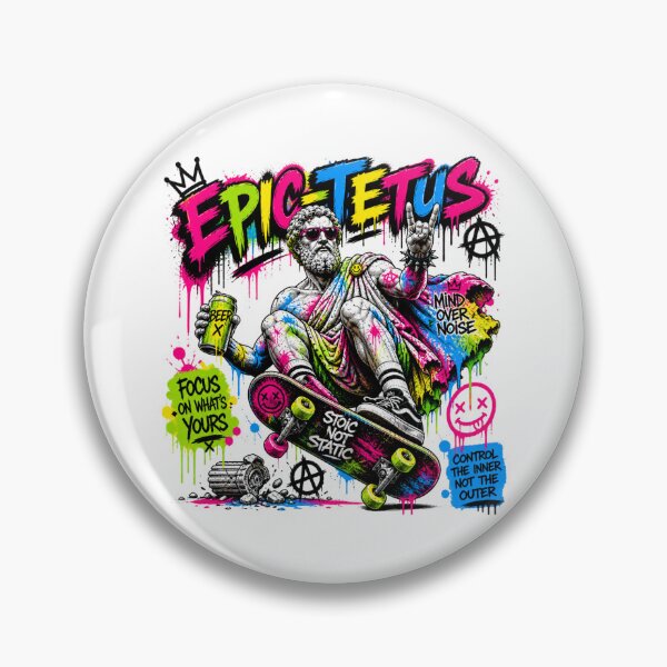 Item preview, Epictetus Stoic Philosopher Ancient Greek Philosophy designed and sold by RockFireMerch.