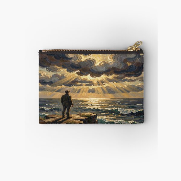 Item preview, Dramatic Ocean Cliff Scene – Painterly Light & Motion designed and sold by FotoworldEdel.